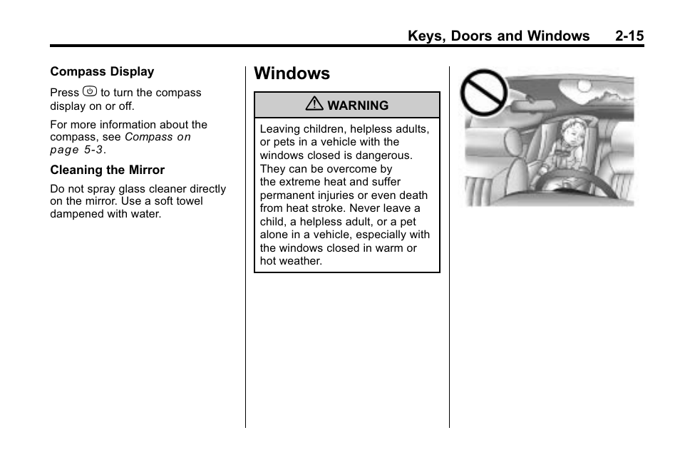 Windows, Windows -15, Lighting | Hummer 2010 H3 User Manual | Page 41 / 410