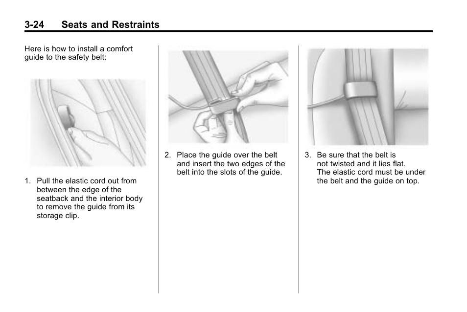 24 seats and restraints | Hummer 2010 H3 User Manual | Page 68 / 410