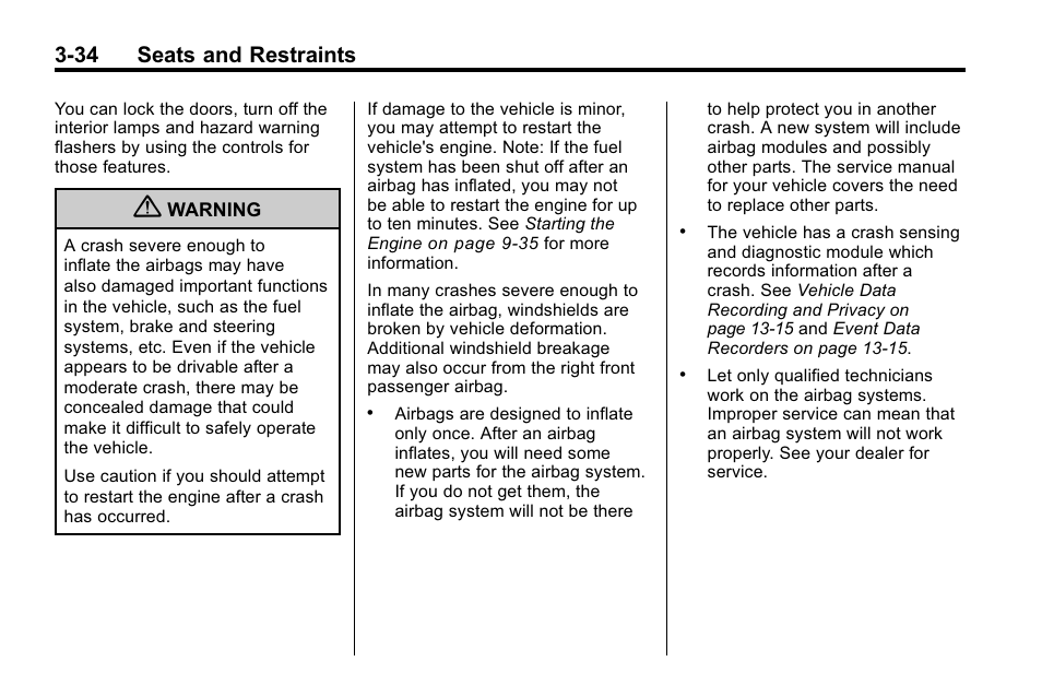 34 seats and restraints | Hummer 2010 H3 User Manual | Page 78 / 410