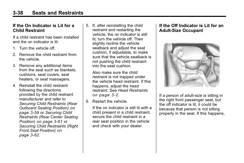 38 seats and restraints | Hummer 2010 H3 User Manual | Page 82 / 410