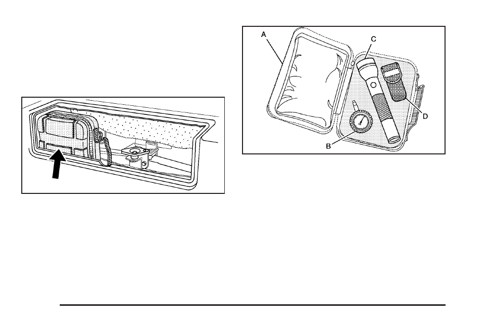 First aid kit and tool kit, First aid kit and tool kit -42 | Hummer 2009 H2 User Manual | Page 328 / 524