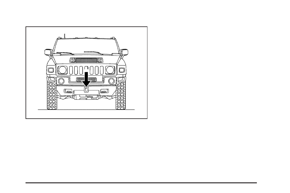 Front mounted receiver, Power winch platform | Hummer 2009 H2 User Manual | Page 329 / 524