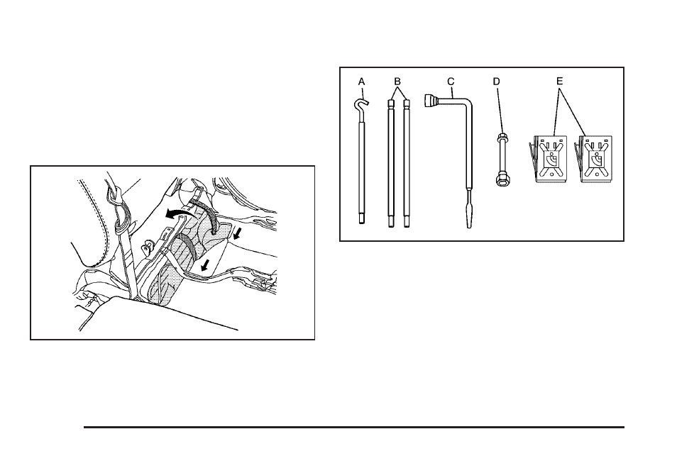 Removing the spare tire and tools (sut), Removing the spare tire and tools (sut) -82 | Hummer 2009 H2 User Manual | Page 436 / 524
