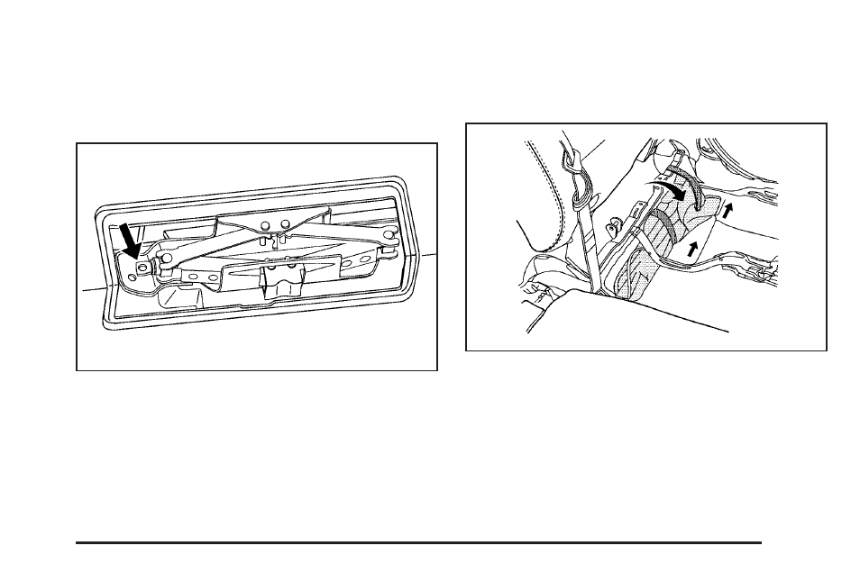 Storing the jack and tools | Hummer 2009 H2 User Manual | Page 451 / 524