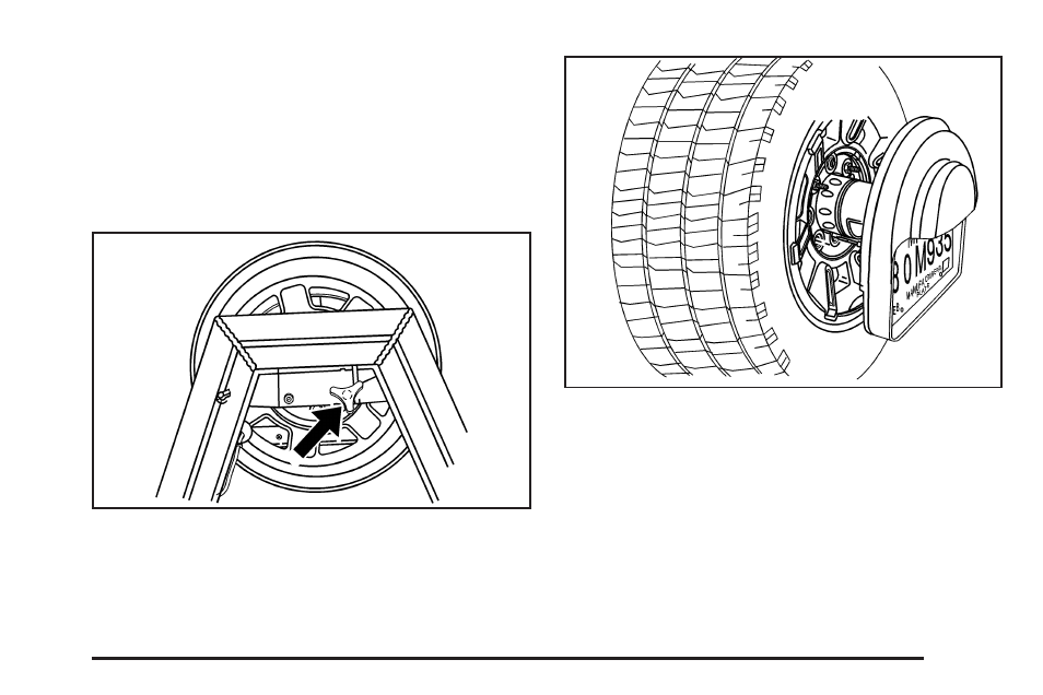 Removing the spare tire (suv) | Hummer 2008 H2 User Manual | Page 423 / 504