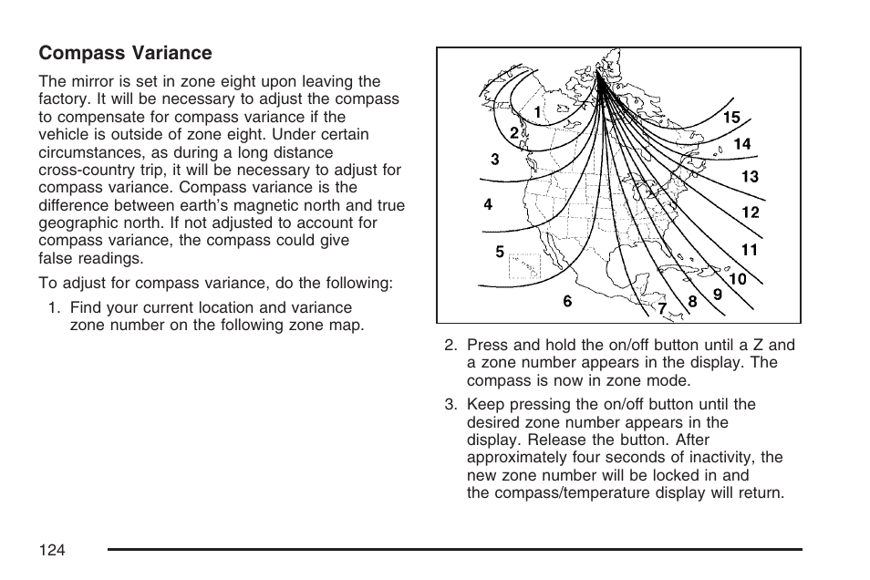 Compass variance | Hummer 2007 H3 User Manual | Page 124 / 480