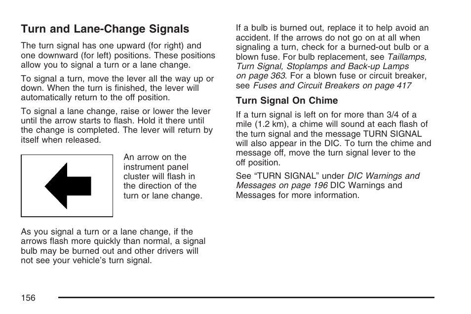 Turn and lane-change signals | Hummer 2007 H3 User Manual | Page 156 / 480