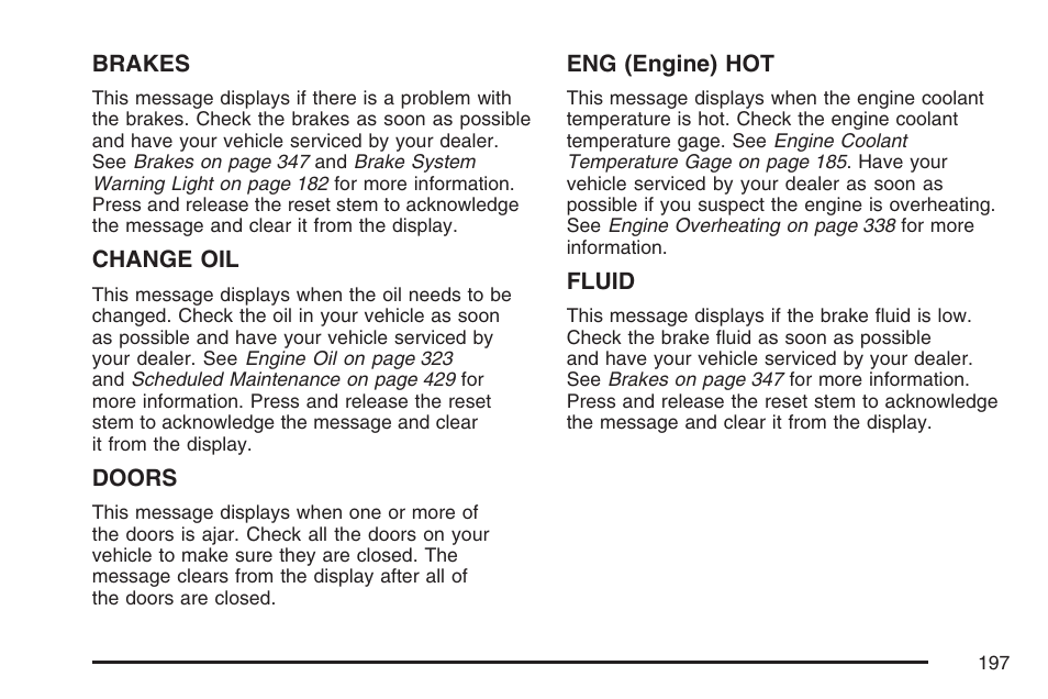 Hummer 2007 H3 User Manual | Page 197 / 480