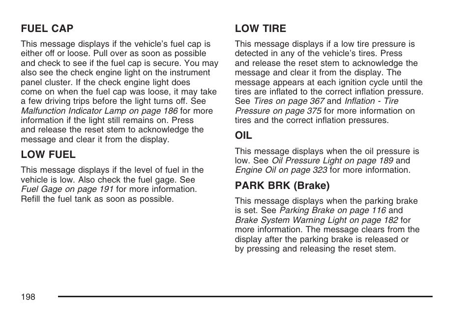 Hummer 2007 H3 User Manual | Page 198 / 480