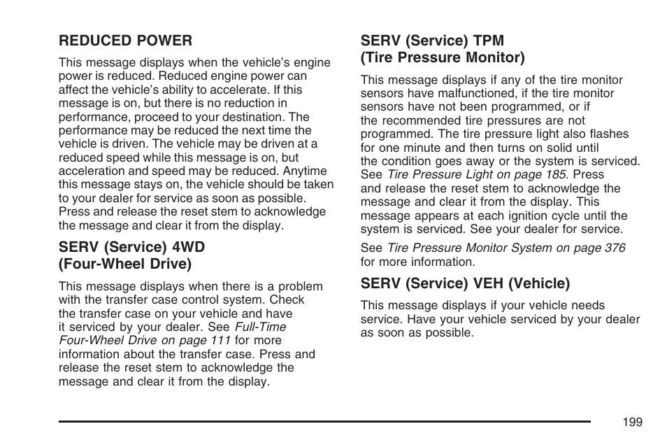 Hummer 2007 H3 User Manual | Page 199 / 480