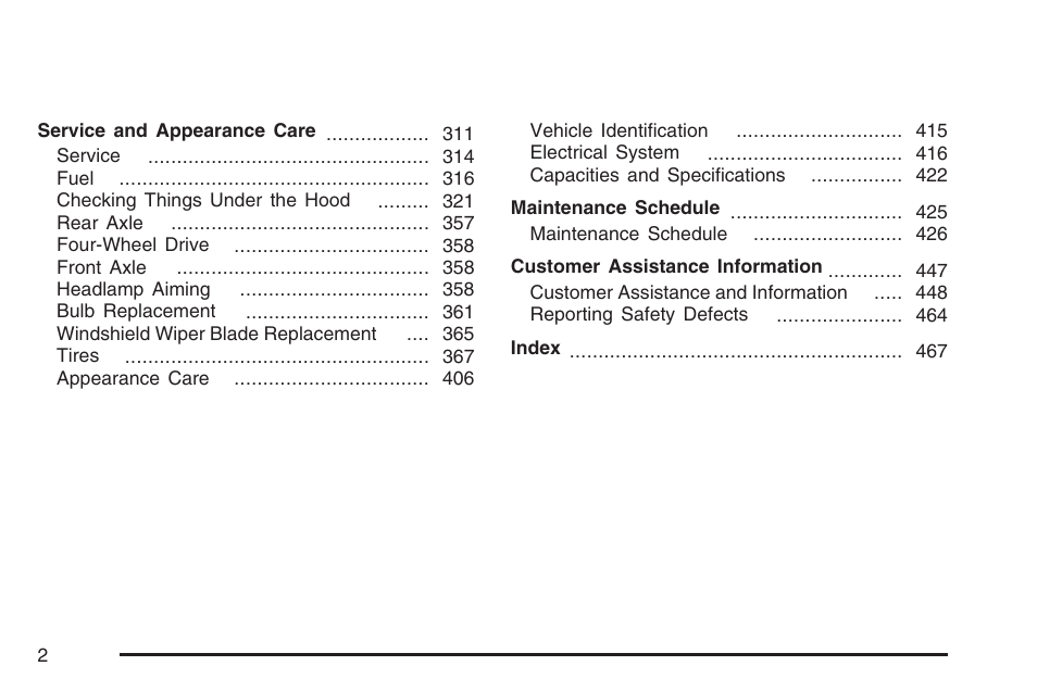 Hummer 2007 H3 User Manual | Page 2 / 480