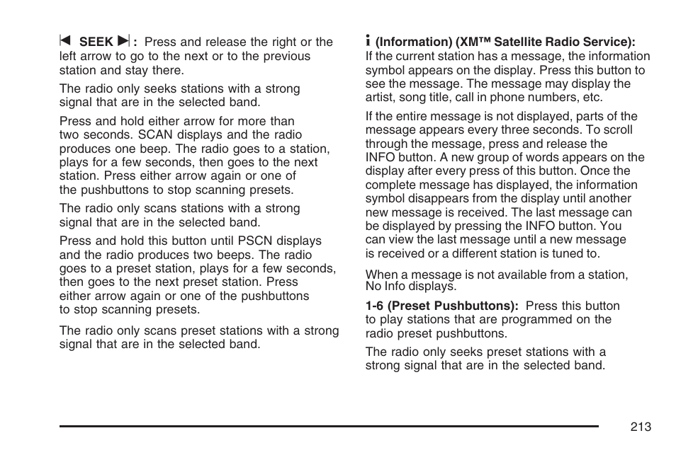 Hummer 2007 H3 User Manual | Page 213 / 480