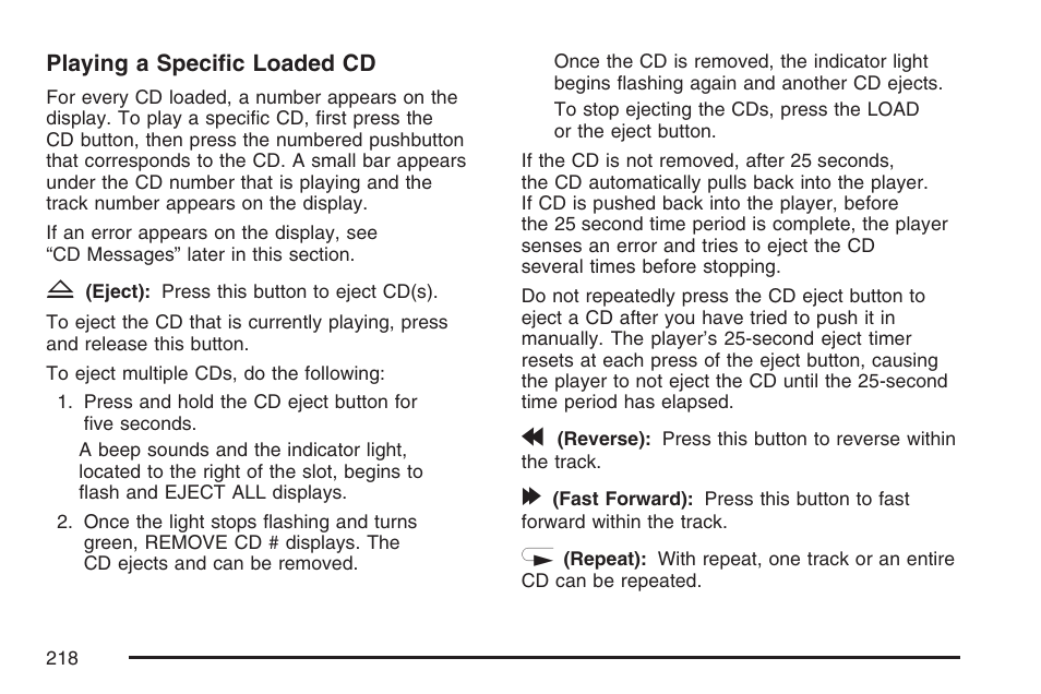 Hummer 2007 H3 User Manual | Page 218 / 480