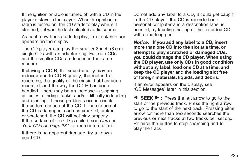 Hummer 2007 H3 User Manual | Page 225 / 480