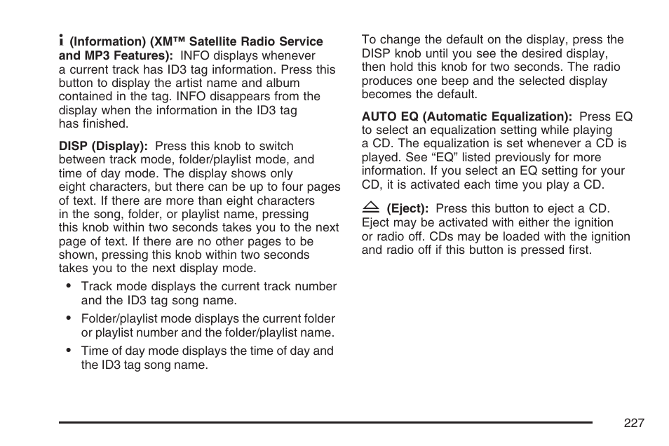 Hummer 2007 H3 User Manual | Page 227 / 480