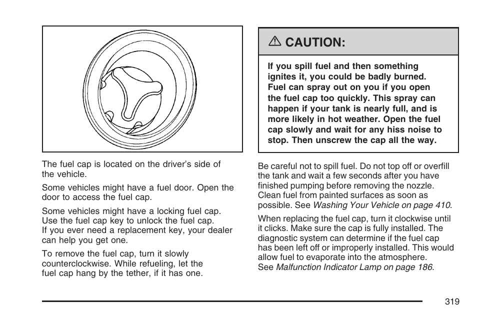 Caution | Hummer 2007 H3 User Manual | Page 319 / 480