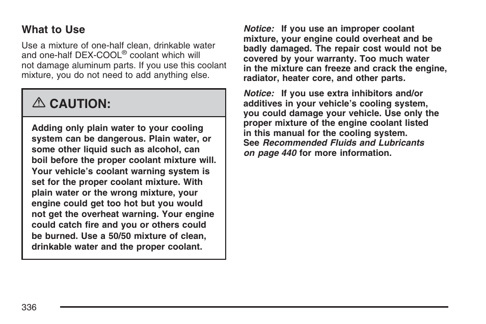 Caution | Hummer 2007 H3 User Manual | Page 336 / 480