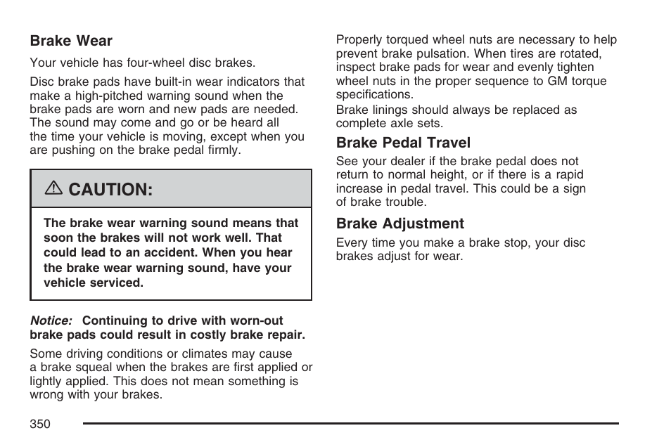 Caution | Hummer 2007 H3 User Manual | Page 350 / 480