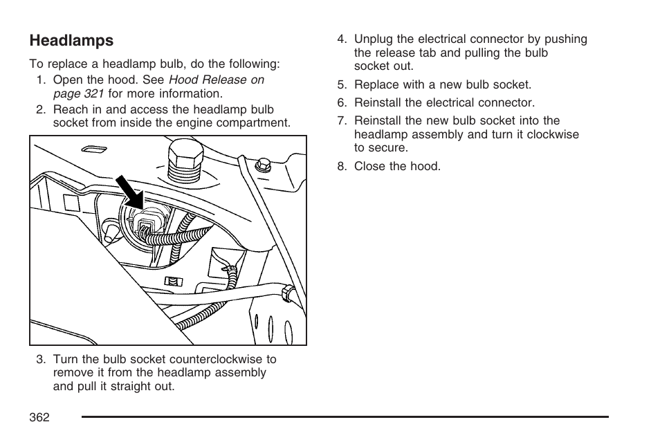 Headlamps | Hummer 2007 H3 User Manual | Page 362 / 480