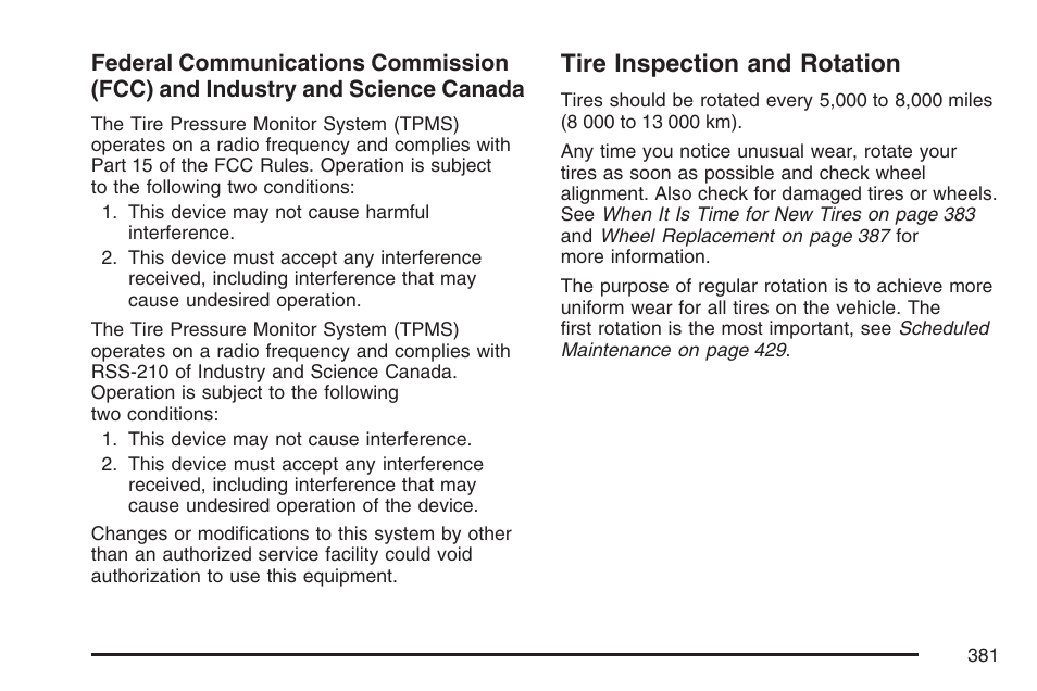 Tire inspection and rotation | Hummer 2007 H3 User Manual | Page 381 / 480