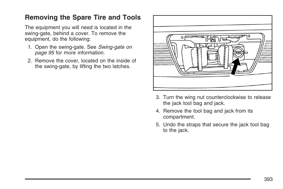 Removing the spare tire and tools | Hummer 2007 H3 User Manual | Page 393 / 480