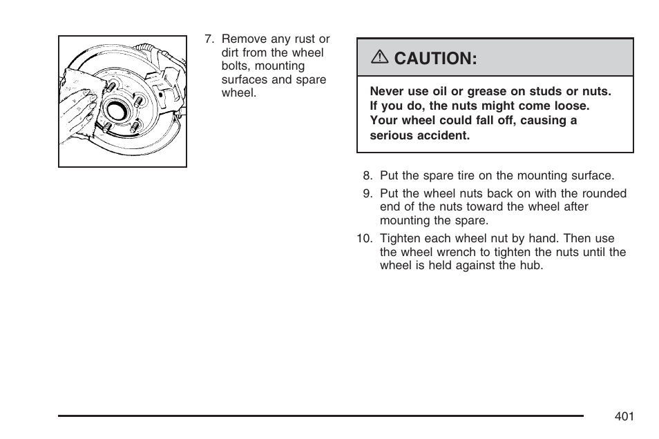 Caution | Hummer 2007 H3 User Manual | Page 401 / 480