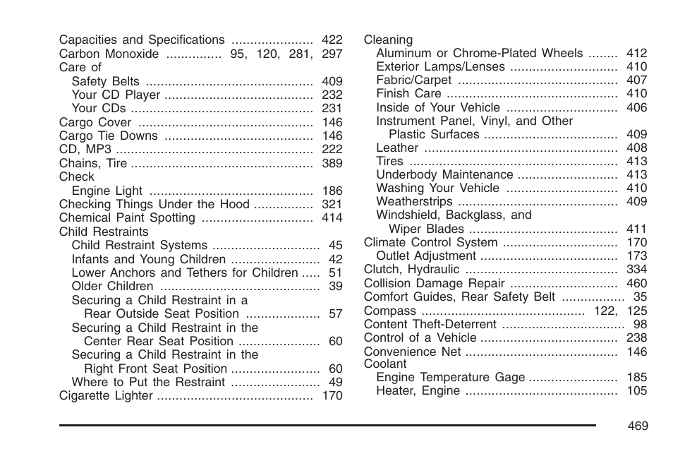 Hummer 2007 H3 User Manual | Page 469 / 480