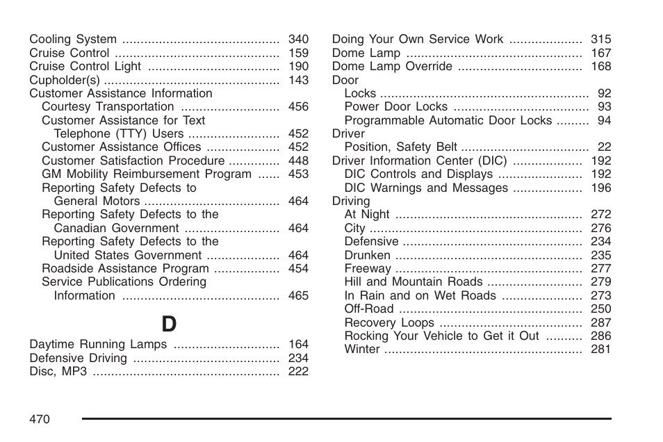 Hummer 2007 H3 User Manual | Page 470 / 480