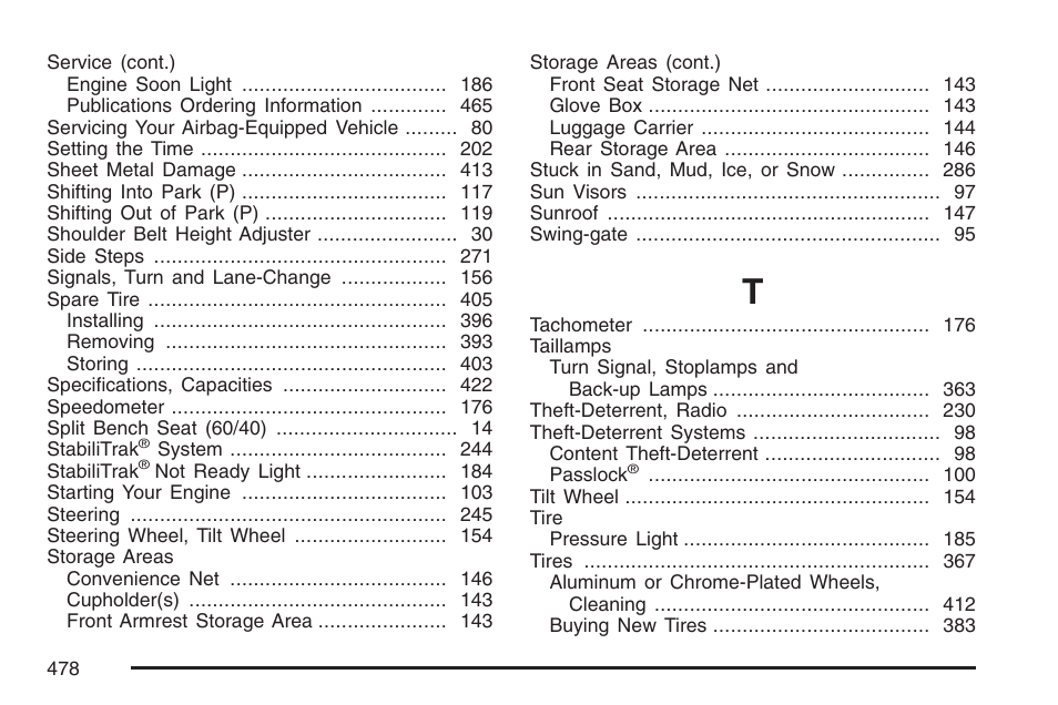 Hummer 2007 H3 User Manual | Page 478 / 480