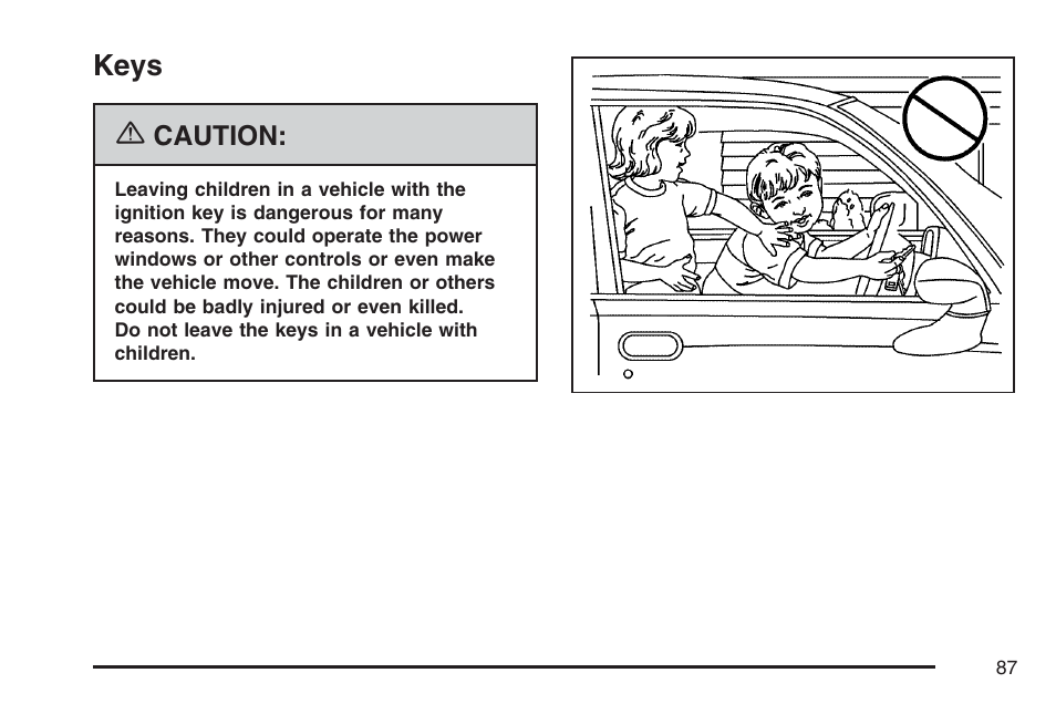 Keys | Hummer 2007 H3 User Manual | Page 87 / 480