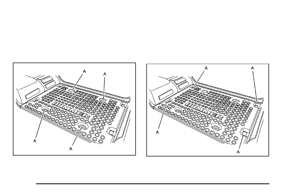 Rear seat armrest, Cargo tie downs (sut), All-weather cargo area | Hummer 2006 H2 User Manual | Page 134 / 502