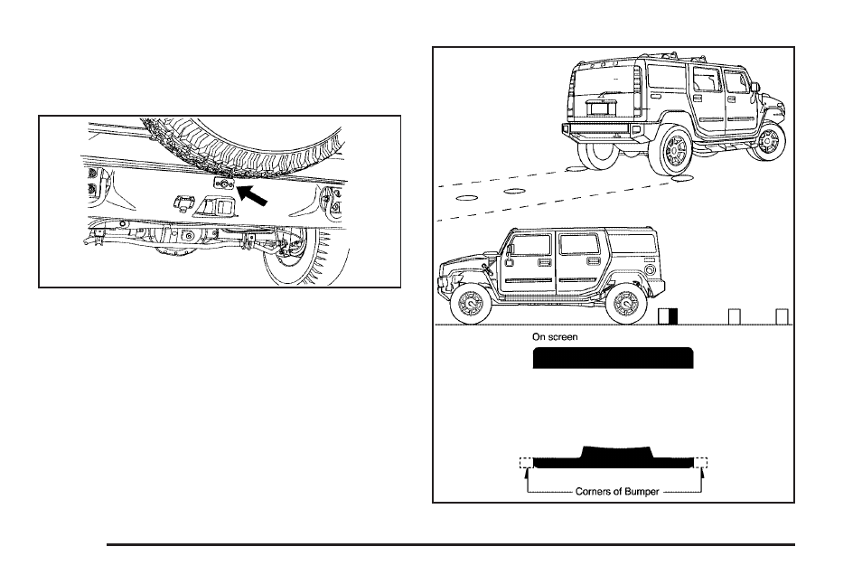 Area displayed on screen | Hummer 2006 H2 User Manual | Page 160 / 502