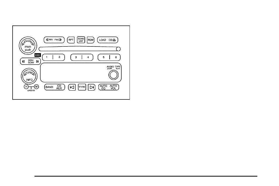 Radio with six-disc cd, Radio with six-disc cd -76 | Hummer 2006 H2 User Manual | Page 216 / 502