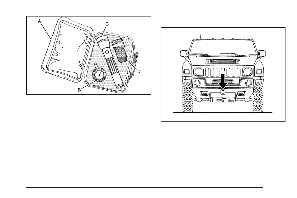 Front mounted receiver, Front mounted receiver -53 | Hummer 2006 H2 User Manual | Page 307 / 502