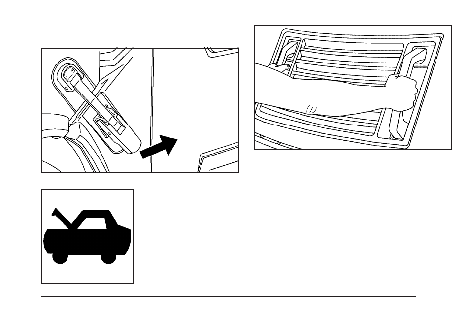 Hood release, Hood release -11 | Hummer 2006 H2 User Manual | Page 341 / 502