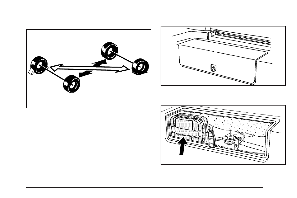 Removing the spare tire and tools (sut), Removing the spare tire and tools (sut) -71, Removing jack a and tools (sut) | Hummer 2006 H2 User Manual | Page 401 / 502