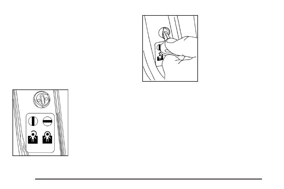 Programmable automatic door locks, Rear door security locks, Lockout protection | Hummer 2006 H2 User Manual | Page 86 / 502