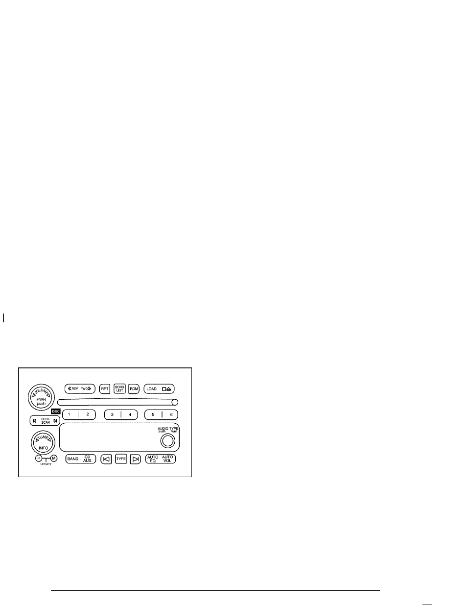 Radio with six-disc cd, Radio with six-disc cd -74 | Hummer 2005 H2 User Manual | Page 214 / 468