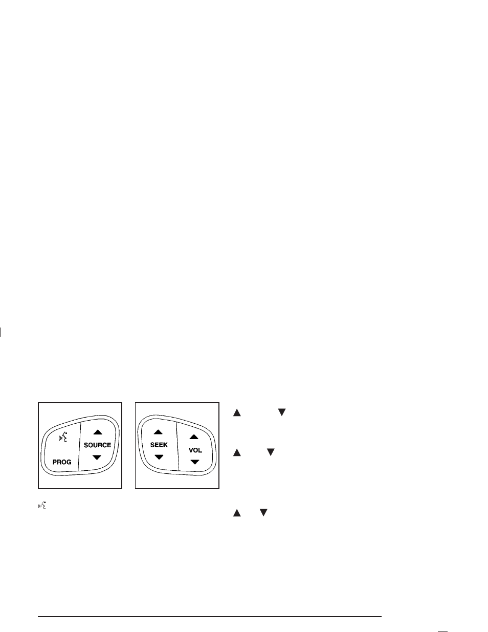 Audio steering wheel controls, Audio steering wheel controls -89 | Hummer 2004 H2 User Manual | Page 223 / 472