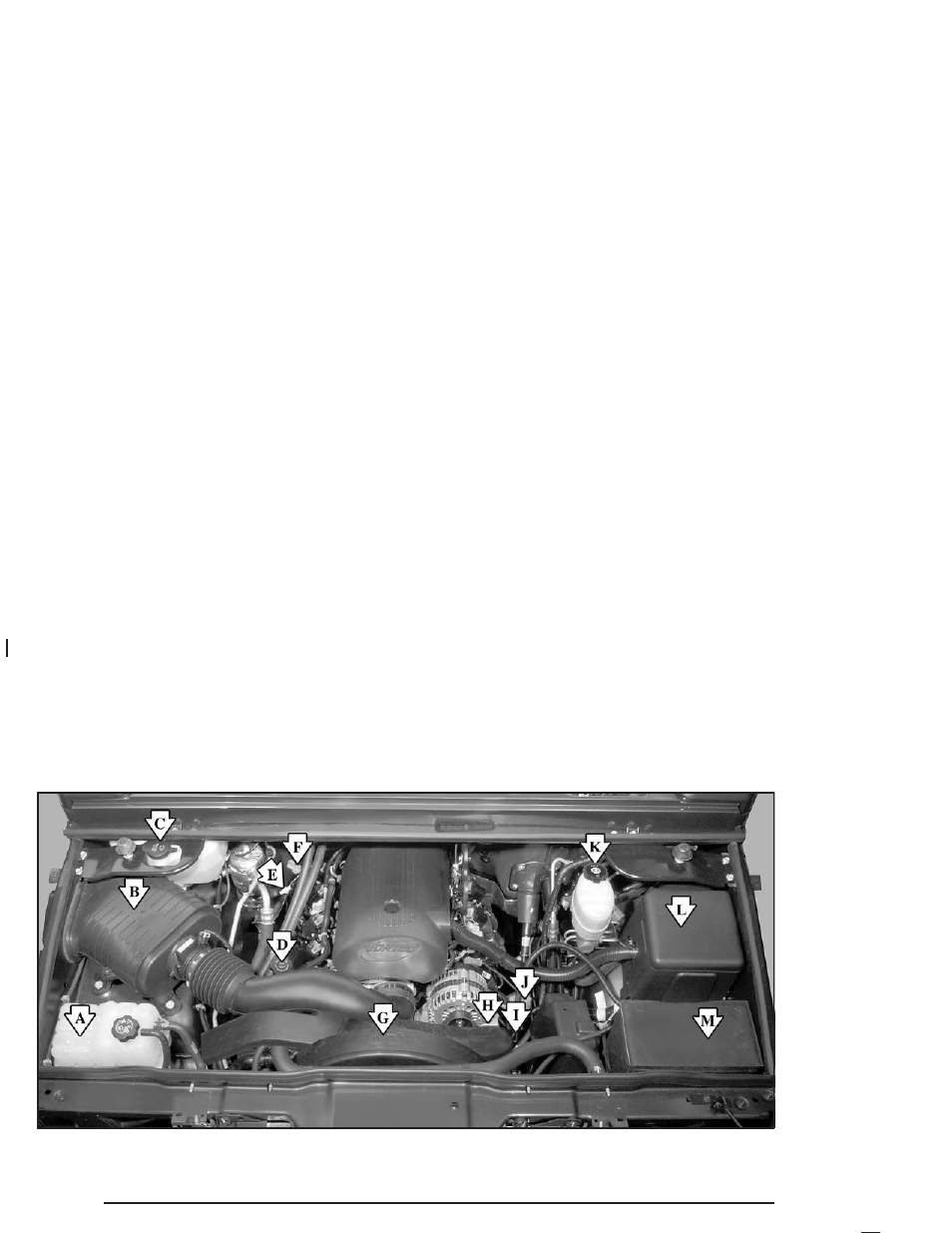 Engine compartment overview, Engine compartment overview -12 | Hummer 2004 H2 User Manual | Page 326 / 472