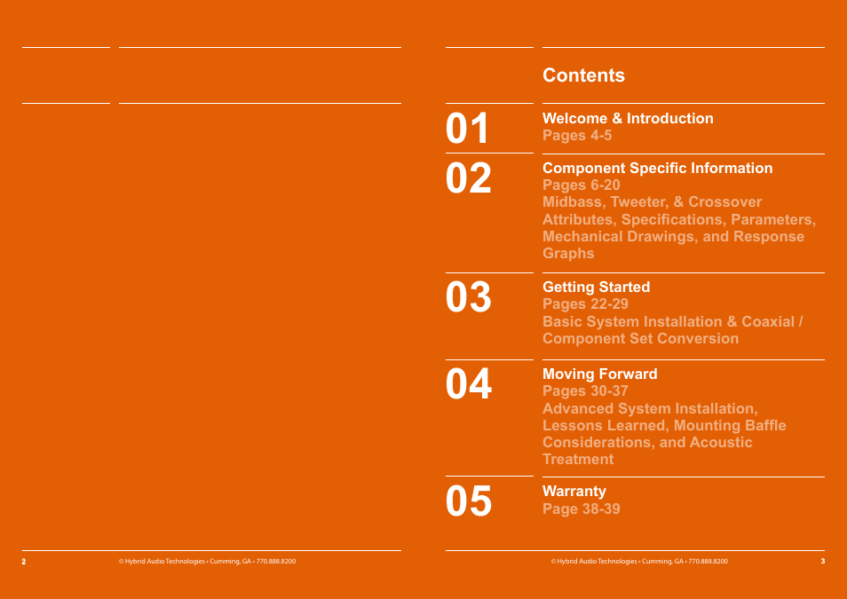 Hybrid Audio Technologies Imagine Series Components User Manual | Page 2 / 21