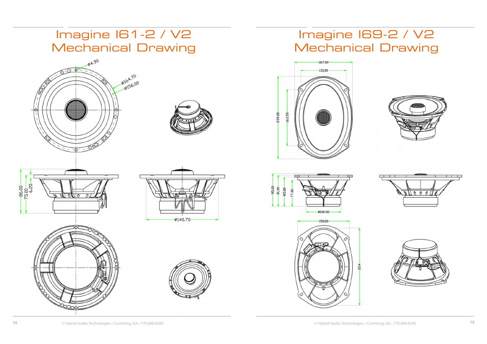 Hybrid Audio Technologies Imagine Series Components User Manual | Page 8 / 21