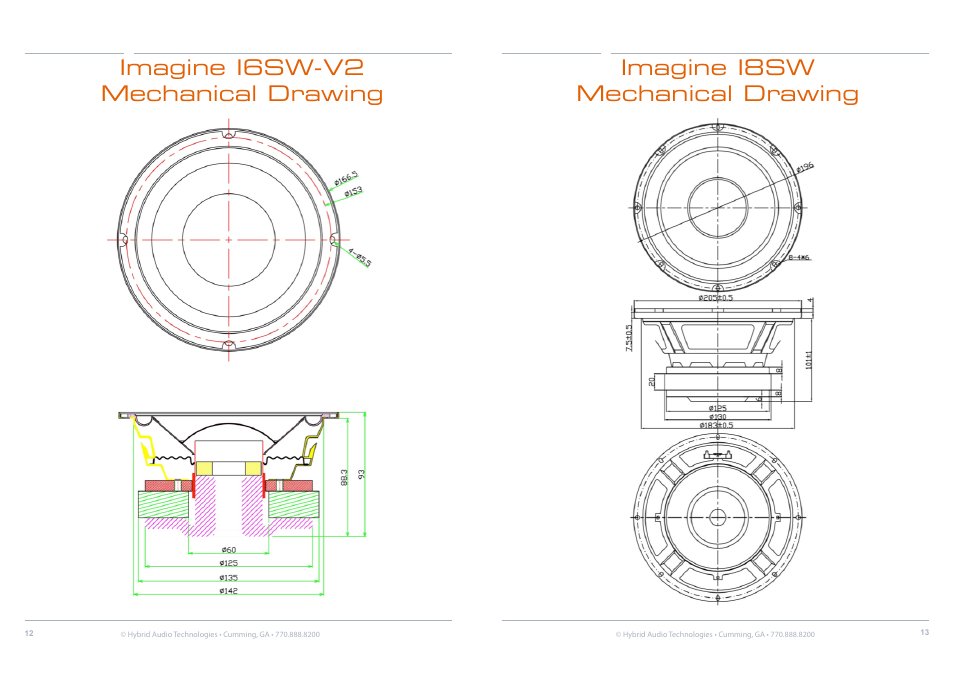Hybrid Audio Technologies Imagine Series Subwoofer User Manual | Page 7 / 10