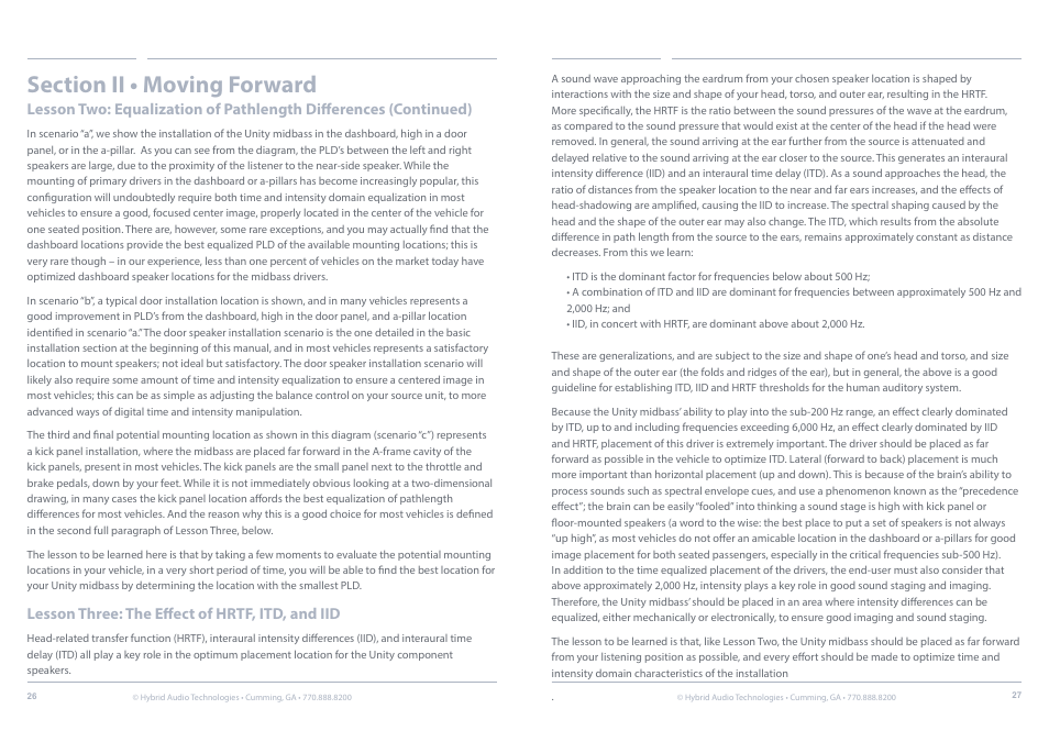 Hybrid Audio Technologies Unity Series User Manual | Page 14 / 18