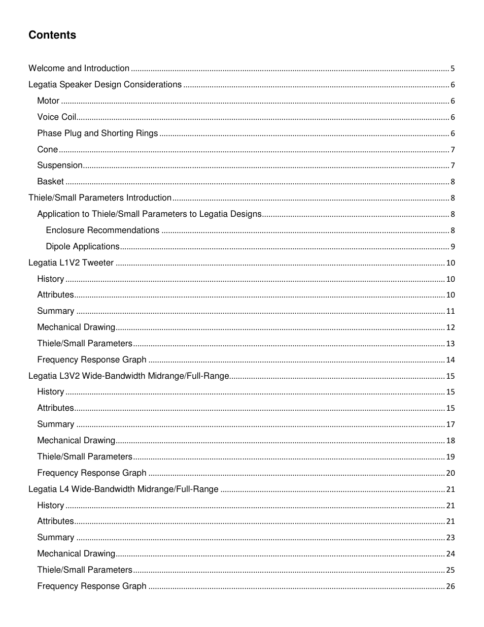 Hybrid Audio Technologies Legatia User Manual | Page 2 / 65