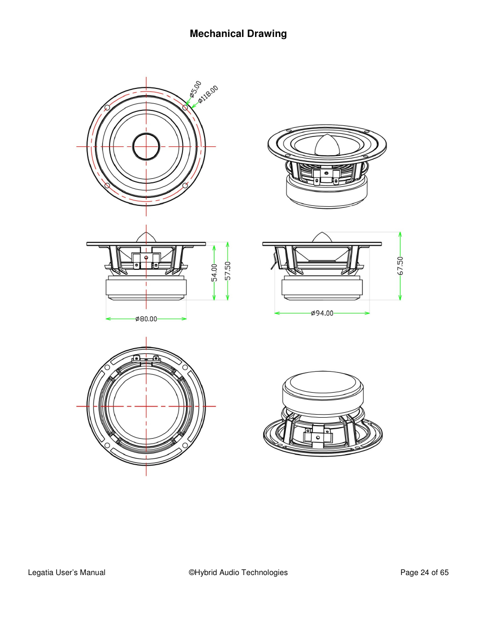 Hybrid Audio Technologies Legatia User Manual | Page 24 / 65