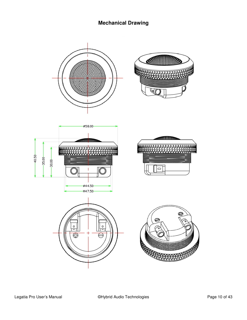 Hybrid Audio Technologies Legatia Pro User Manual | Page 10 / 42