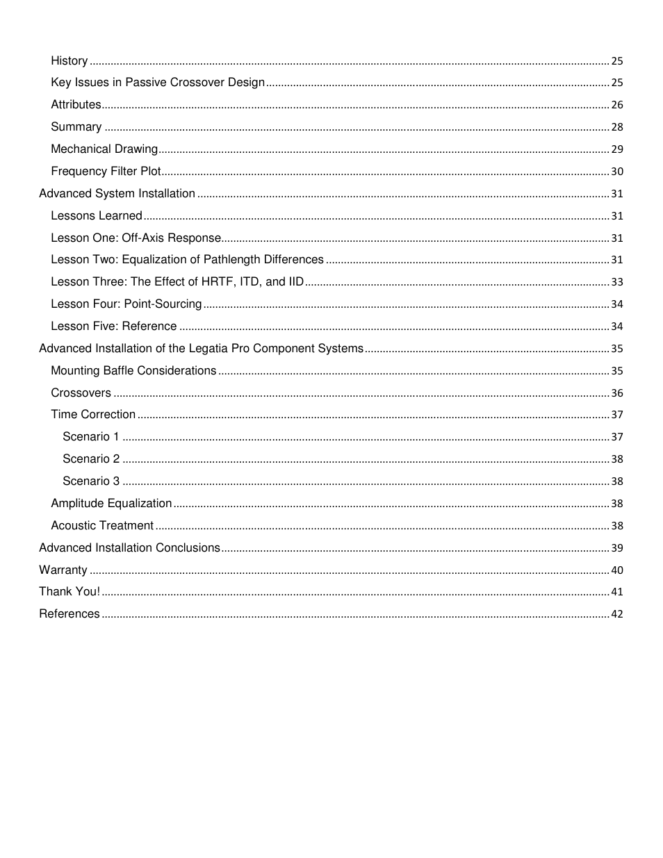 Hybrid Audio Technologies Legatia Pro User Manual | Page 3 / 42