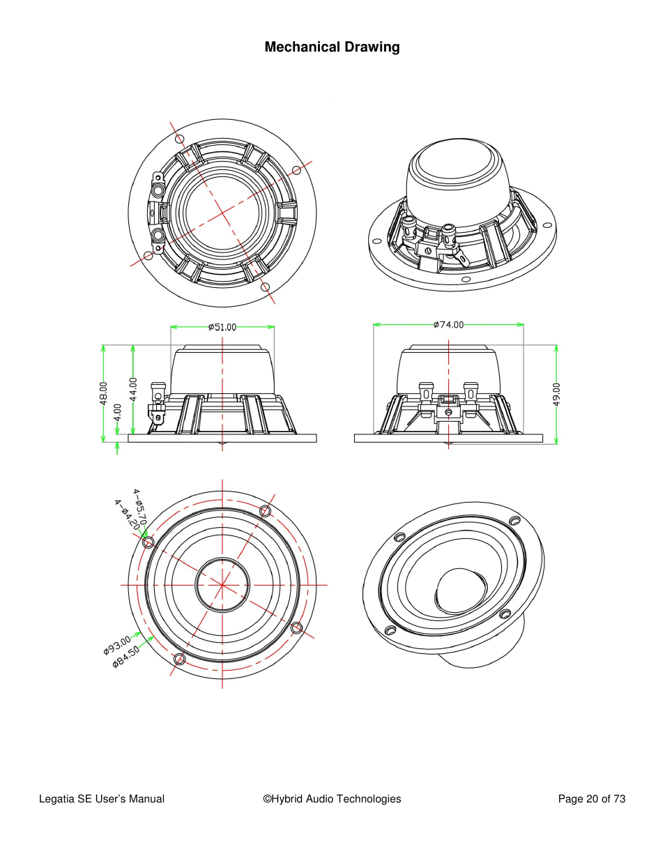 Hybrid Audio Technologies Legatia SE User Manual | Page 20 / 68