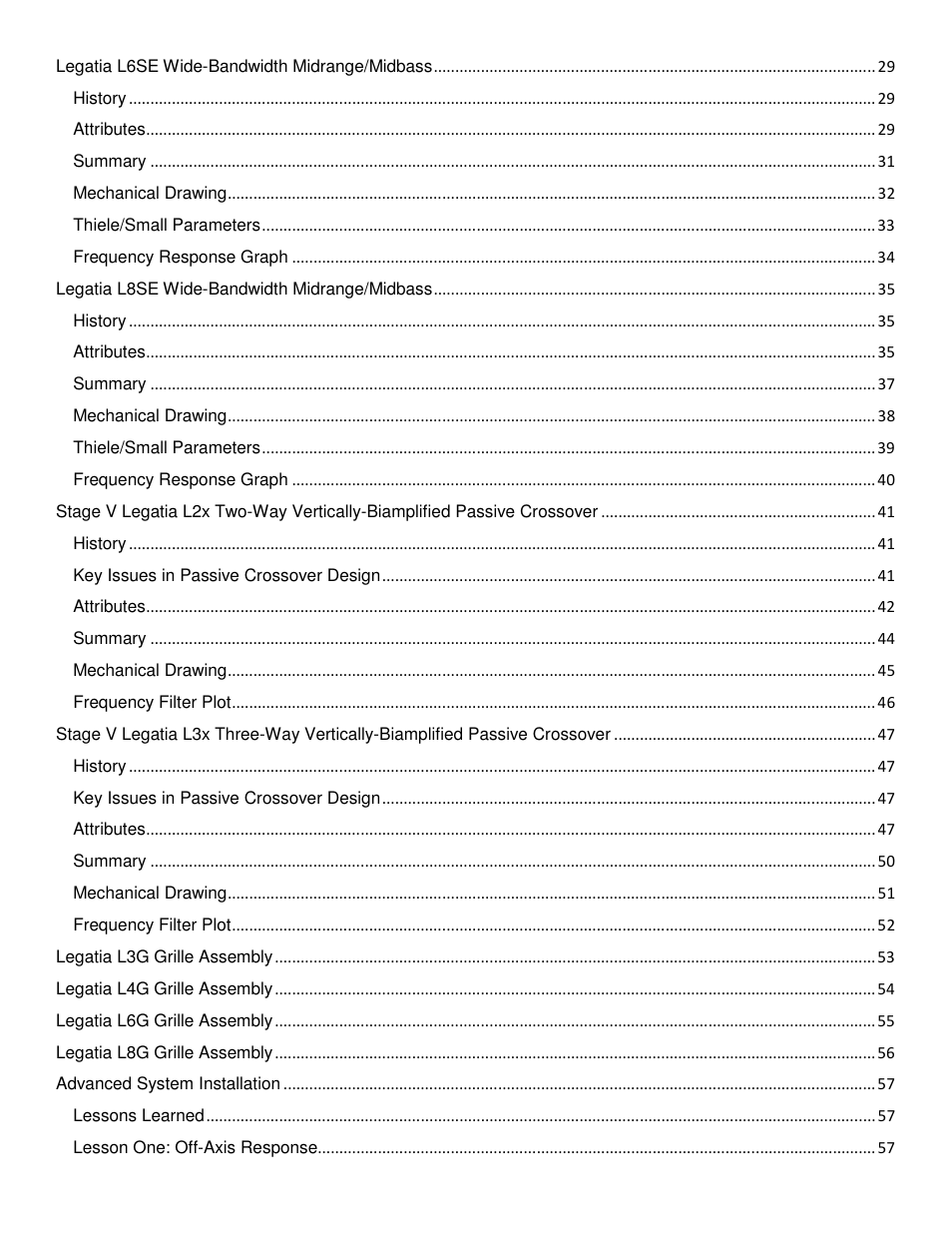 Hybrid Audio Technologies Legatia SE User Manual | Page 3 / 68